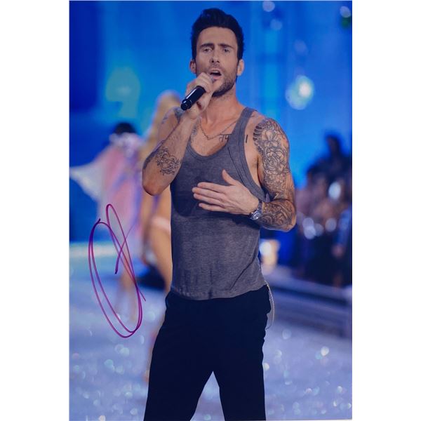 Autograph Signed Adam Levine Photo