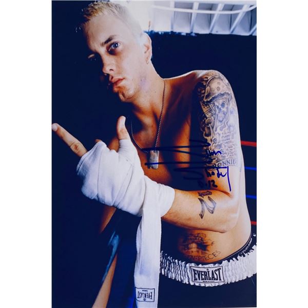 Autograph Signed Eminem Photo