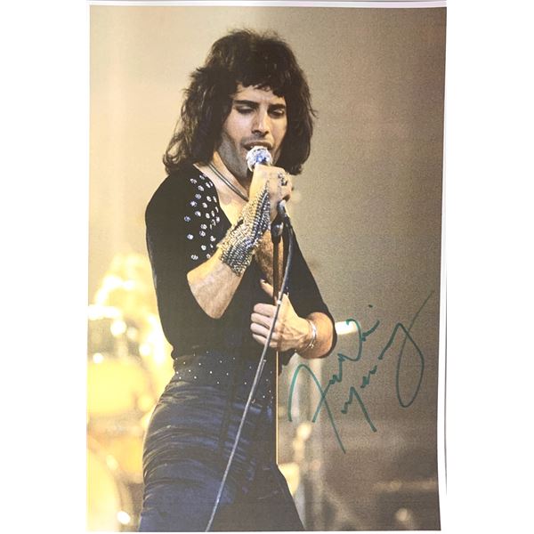 Autograph Signed Freddie Mercury Photo