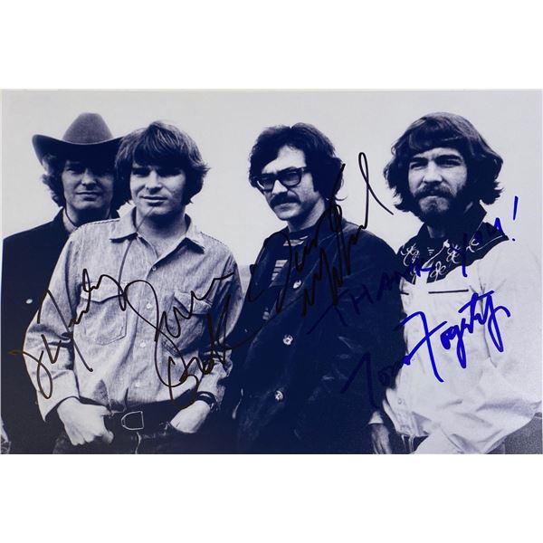 Autograph Signed Creedence Clearwater Revival Photo