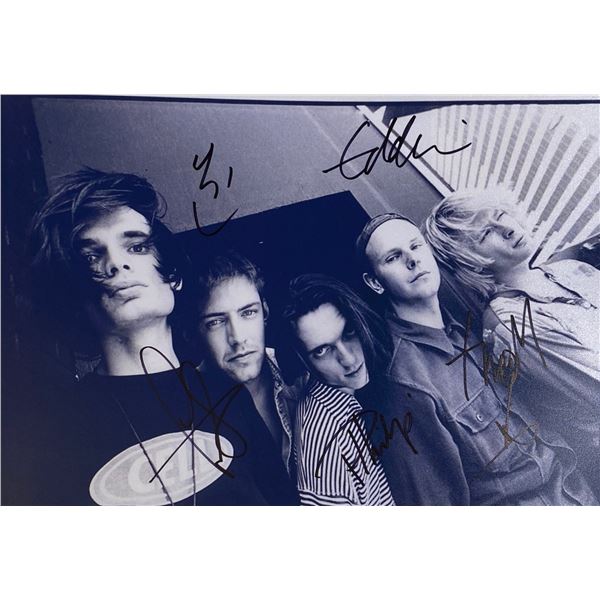Autograph Signed Radiohead Photo