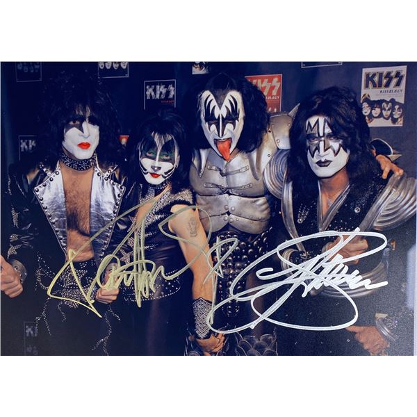 Autograph Signed KISS Photo
