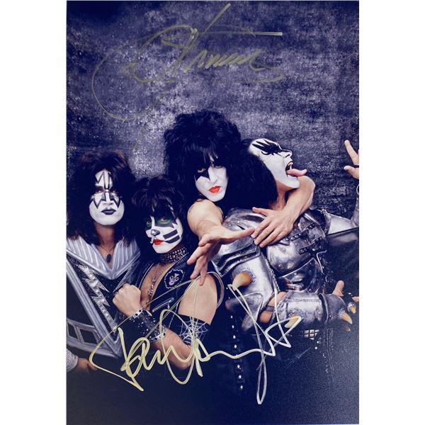 Autograph Signed KISS Photo