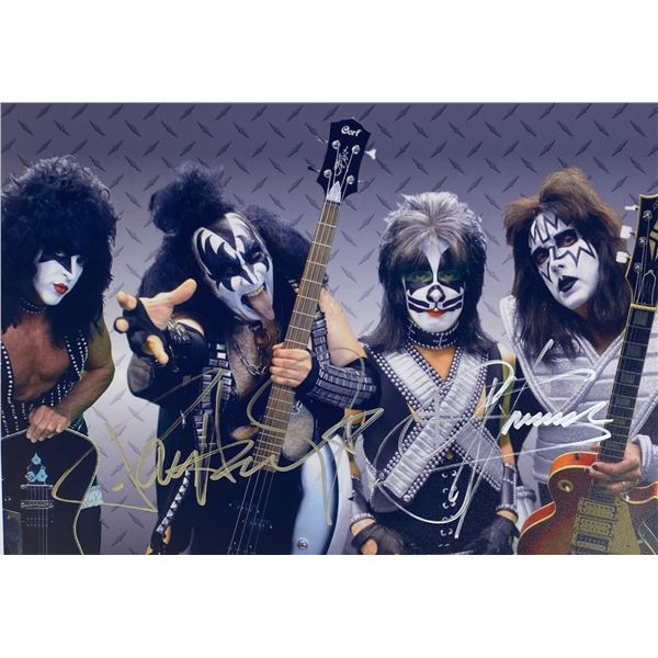 Autograph Signed KISS Photo