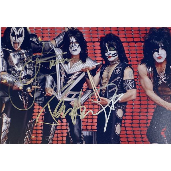 Autograph Signed KISS Photo