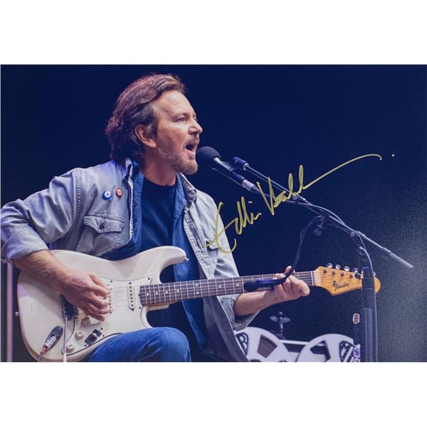 Autograph Signed Eddie Vedder Photo