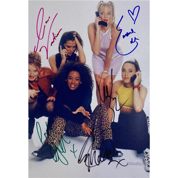 Autograph Signed Spice Girls Photo