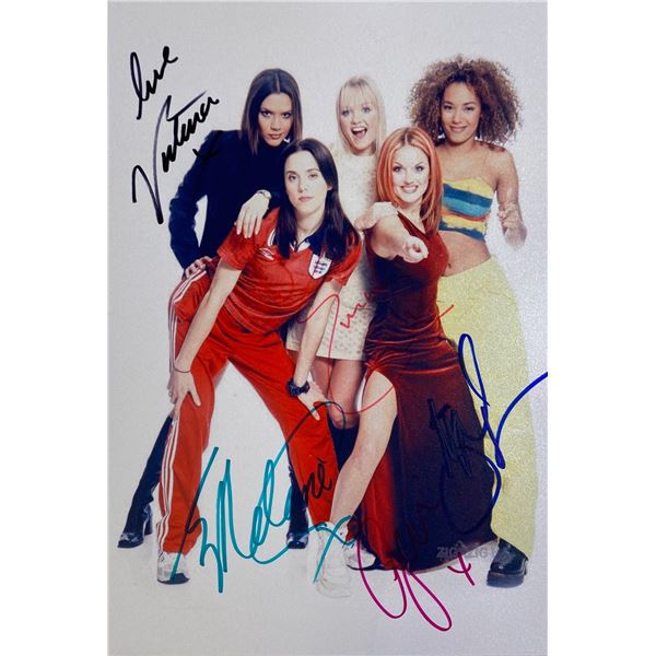 Autograph Signed Spice Girls Photo