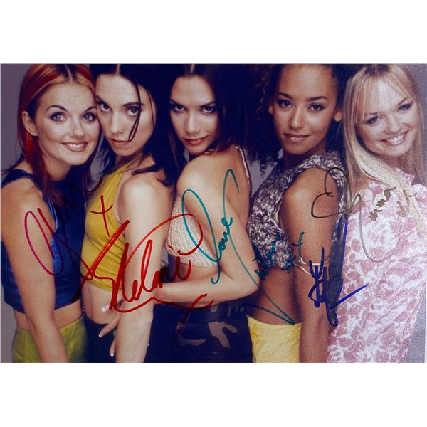 Autograph Signed Spice Girls Photo