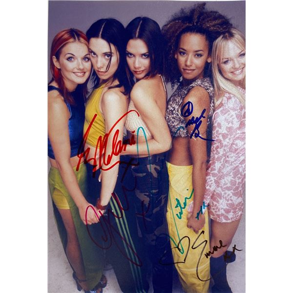 Autograph Signed Spice Girls Photo