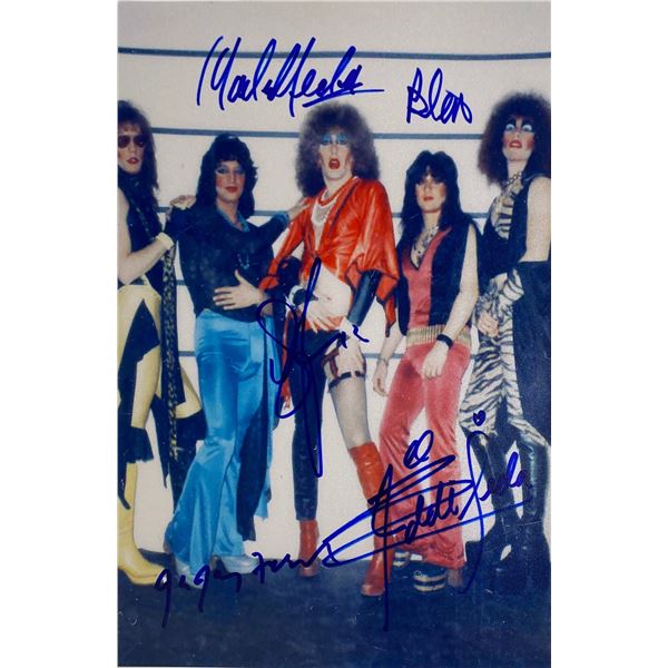 Autograph Signed Twisted Sister Photo