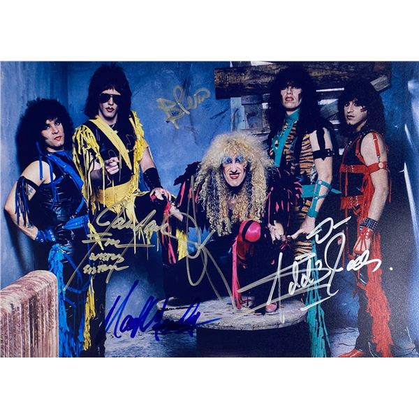 Autograph Signed Twisted Sister Photo