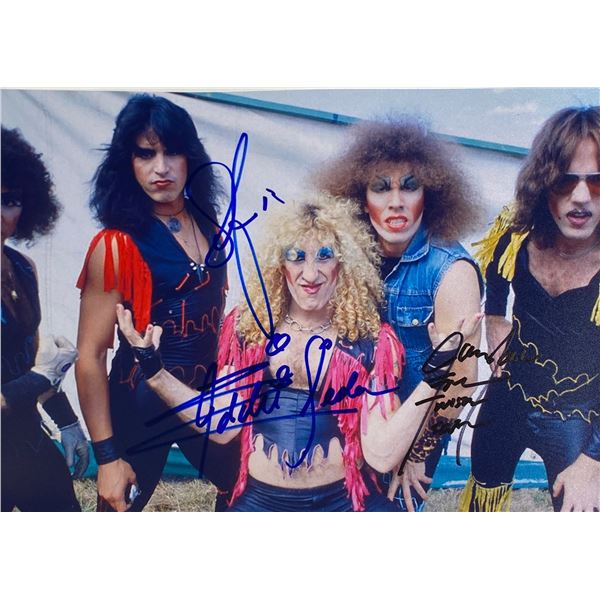 Autograph Signed Twisted Sister Photo