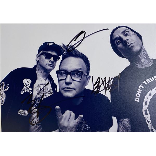Autograph Signed Blink 182 Photo