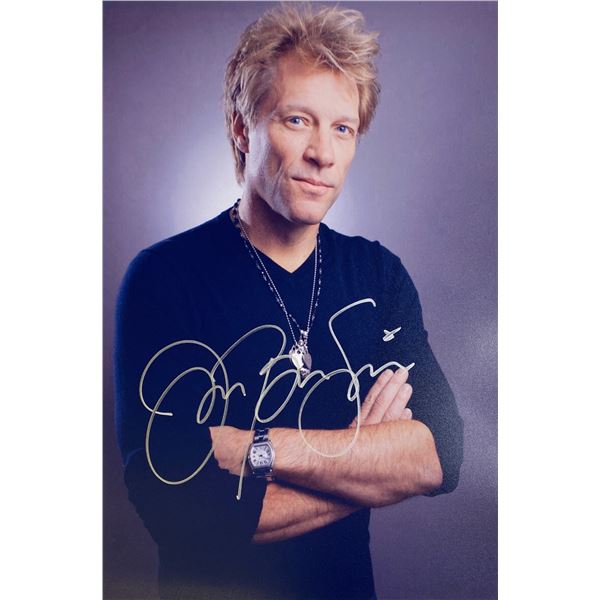 Autograph Signed Bon Jovi Photo