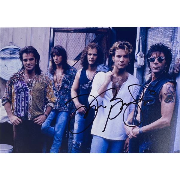 Autograph Signed Bon Jovi Photo