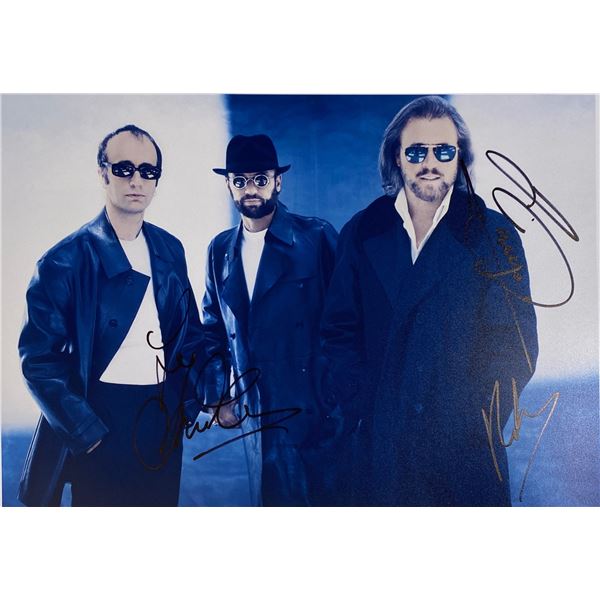 Autograph Signed Bee Gees Photo