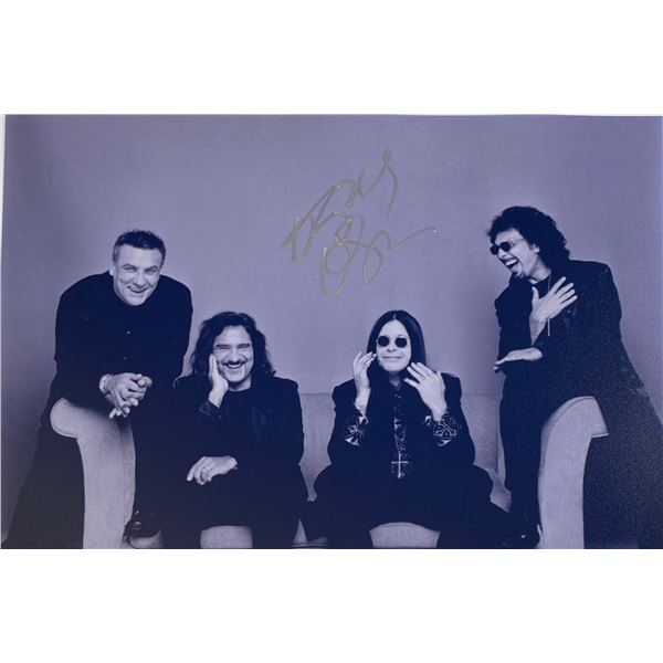 Autograph Signed Black Sabbath Photo