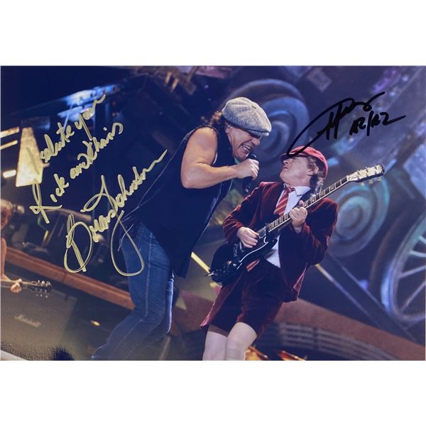 Autograph Signed ACDC Photo