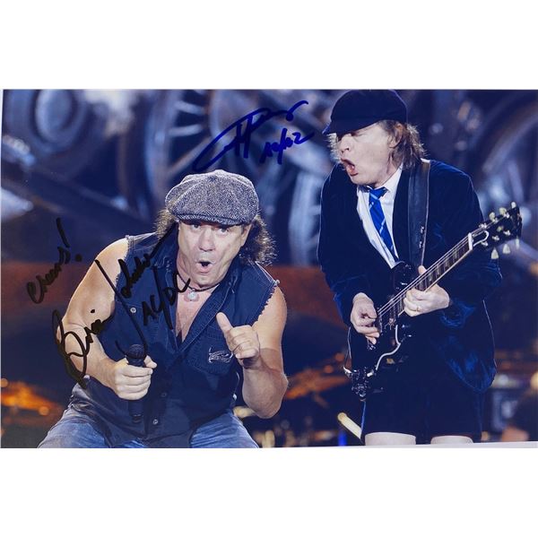 Autograph Signed ACDC Photo
