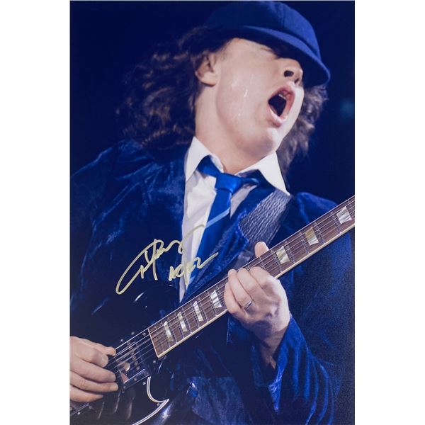 Autograph Signed ACDC Photo