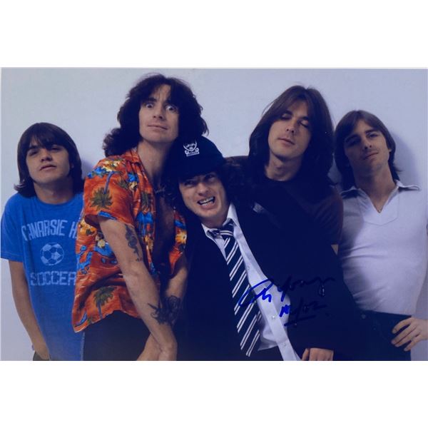 Autograph Signed ACDC Photo