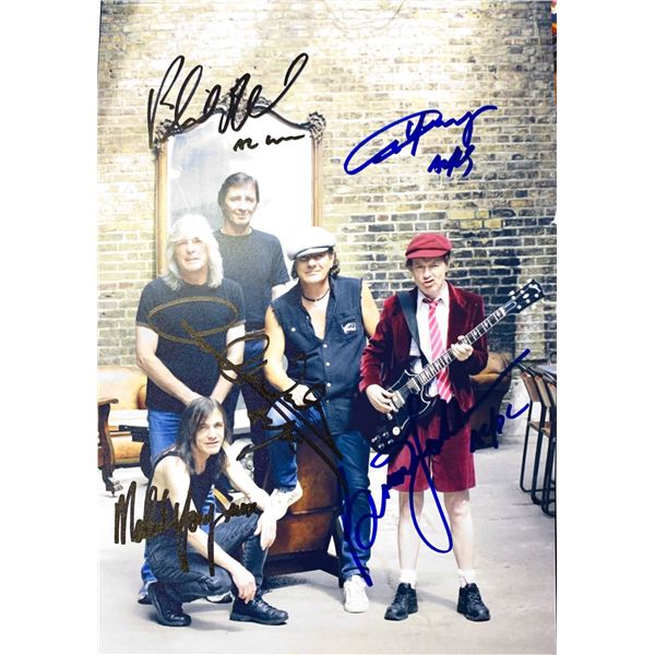 Autograph ACDC Photo