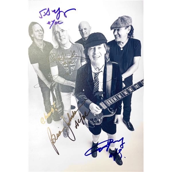Autograph ACDC Photo
