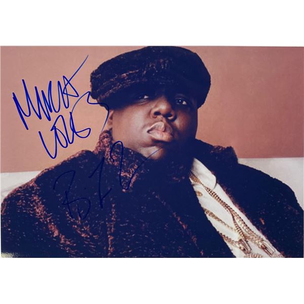 Autograph Notorious B.I.G. Photo