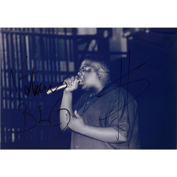 Autograph Notorious B.I.G. Photo