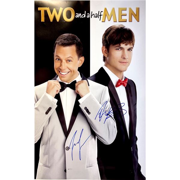 Autograph Two and a Half Men Poster