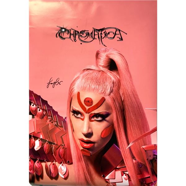 Autograph Lady Gaga Poster