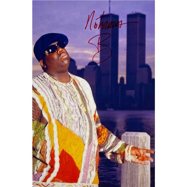 Autograph Notorious B.I.G. Photo