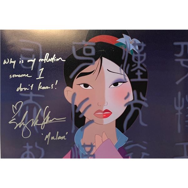 Autograph Mulan Photo
