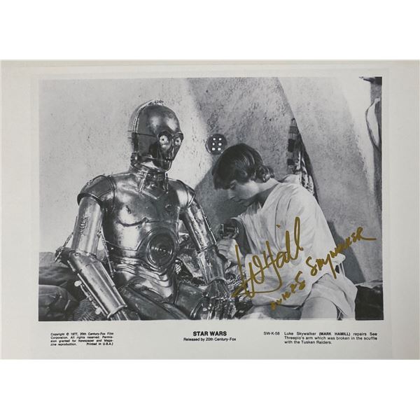 Autograph Star Wars Photo Card