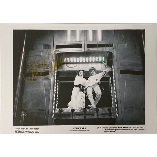 Autograph Star Wars Photo Card