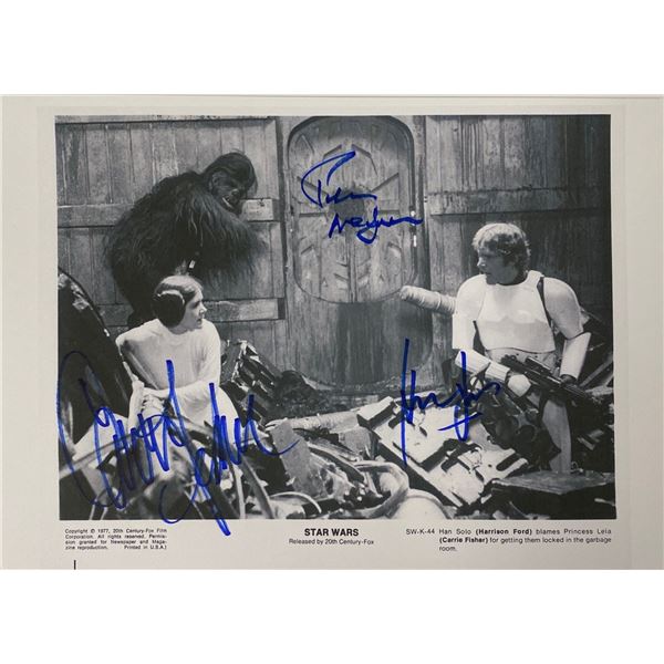 Autograph Star Wars Photo Card