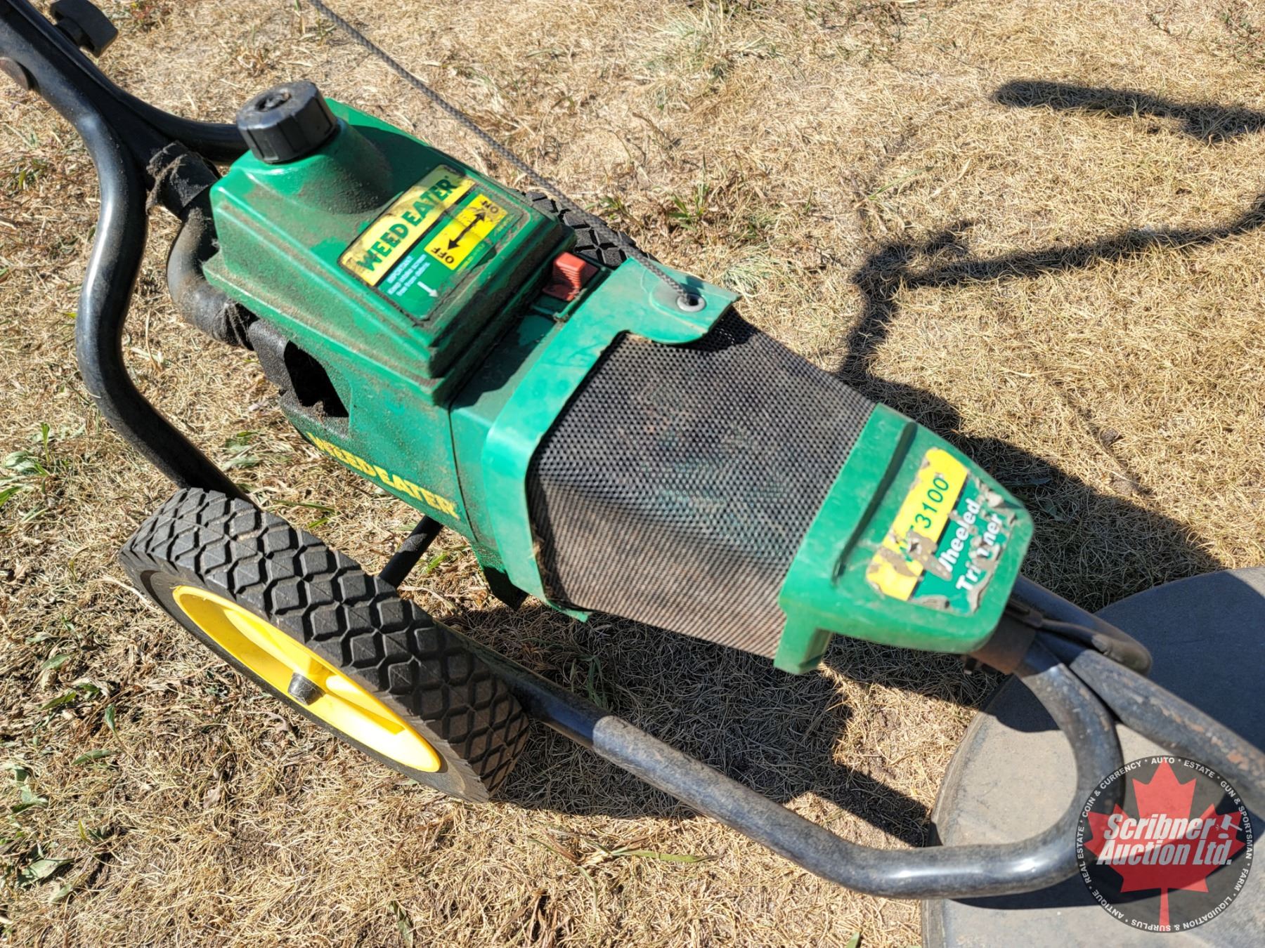Weed Eater WT3100 Wheeled Trimmer (SEE PICS!) - Scribner Auction Ltd.