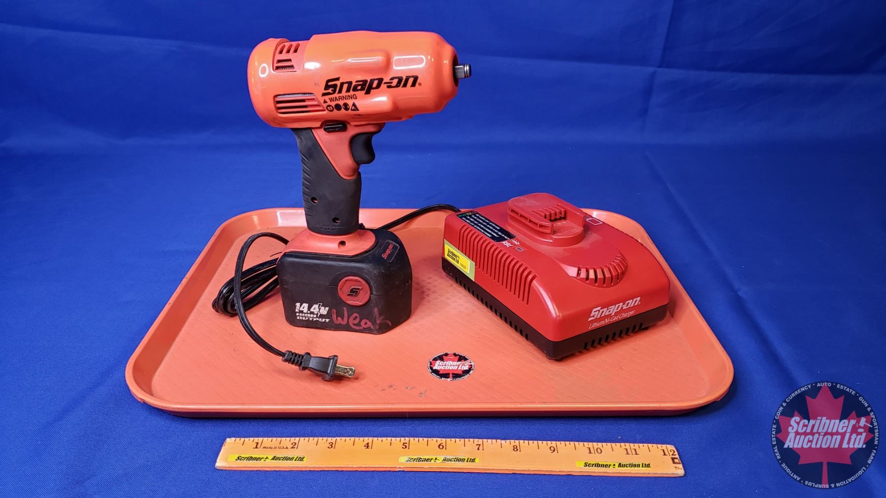 Snap-On 3/8" Drive Cordless Impact w/Battery & Charger (14.4 V) (SEE PICS!)