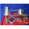 Image 2 : Industrial French Fry Cutter with 2 Sizes of Cutters (18"L x 9"H x 9"W) (Cafeteria Tray NOT included