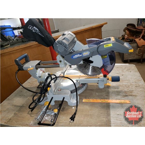 MASTERCRAFT Maximum Dual Bevel Sliding Compound Mitre Saw with Laser in ...