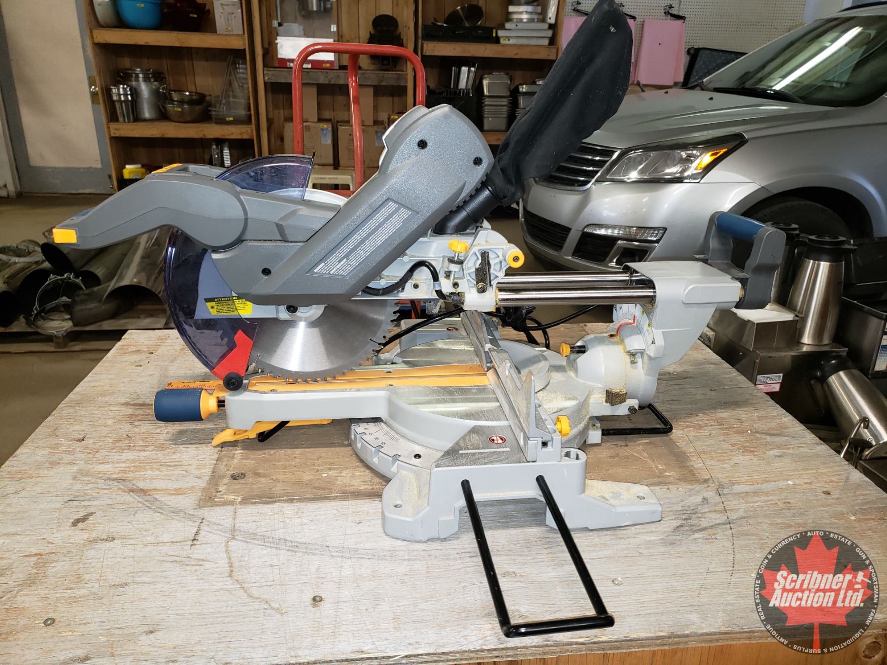 MASTERCRAFT Maximum Dual Bevel Sliding Compound Mitre Saw with Laser in ...