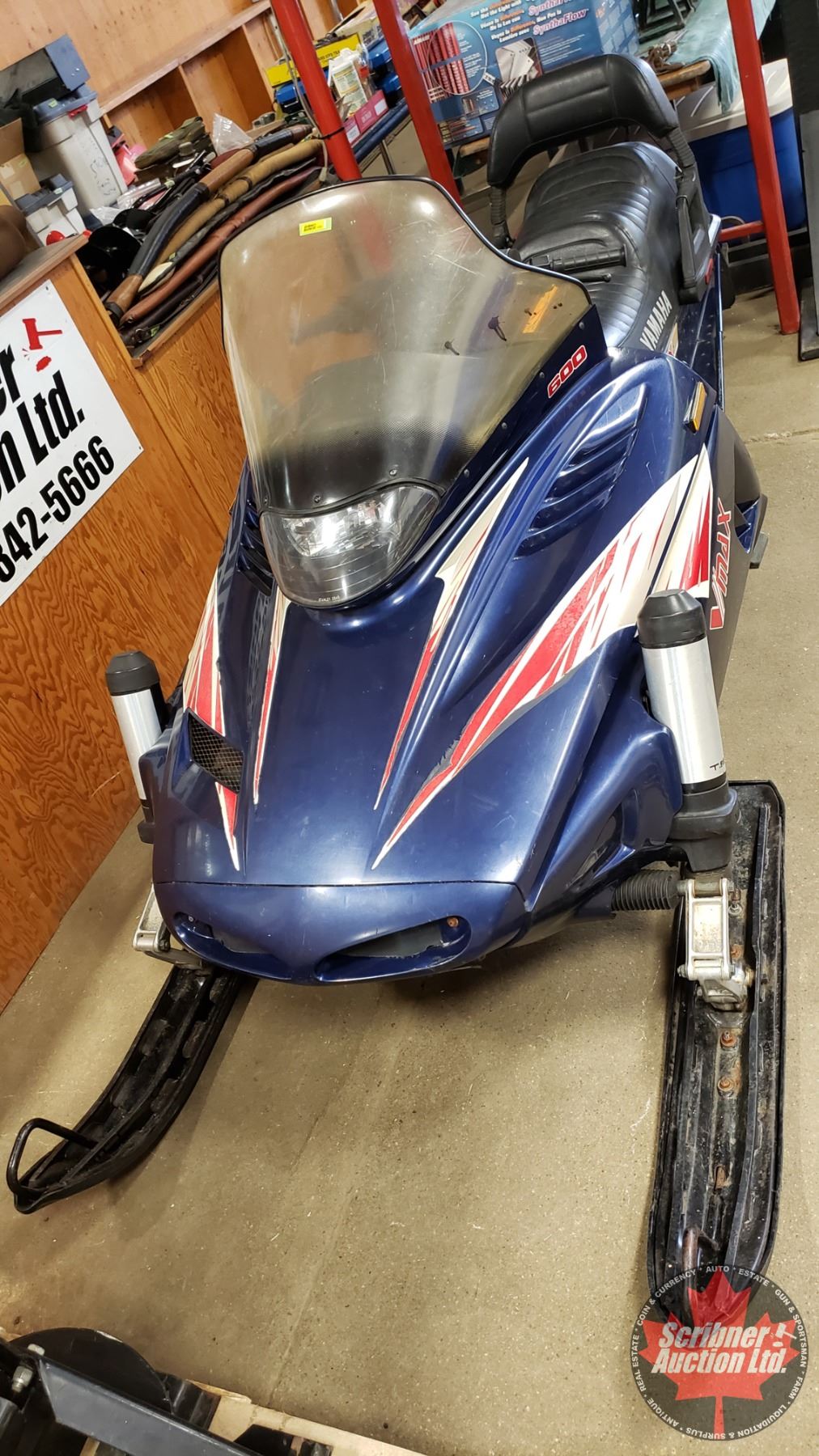 Snowmobile YAMAHA Vmax 600 DX (Manufacture 7/95) S/N#8CG-008060 (SEE ...