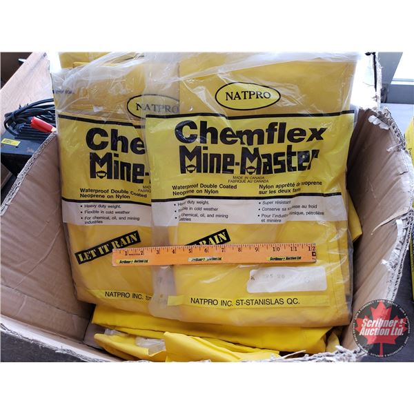 Chemflex Material Chemflex Mine-Master Rain Suits (4) (Size Small) (SEE PICS!)