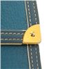 Image 4 : Louis Vuitton Turquoise Leather Porte Tresor International Wallet