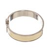 Image 4 : Hermes Ivory Clic Clac Bangle Bracelet