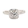 Image 2 : 0.87 ctw Diamond Ring - 14KT White Gold