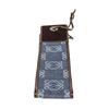 Image 4 : Loewe Blue Monogram Canvas Leather Long Mini Pouch