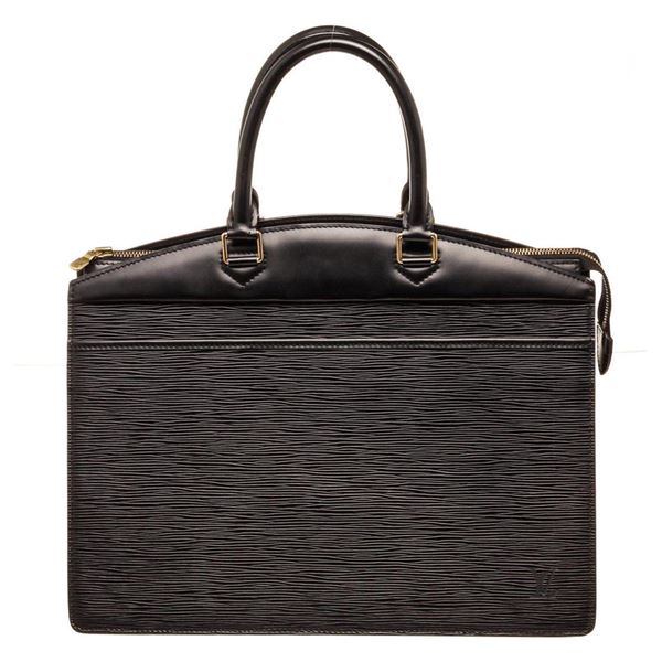 Louis Vuitton Black Epi Riviera Tote Bag