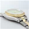 Image 3 : Rolex Ladies 2T Green Diamond Datejust Wristwatch With Oyster Band